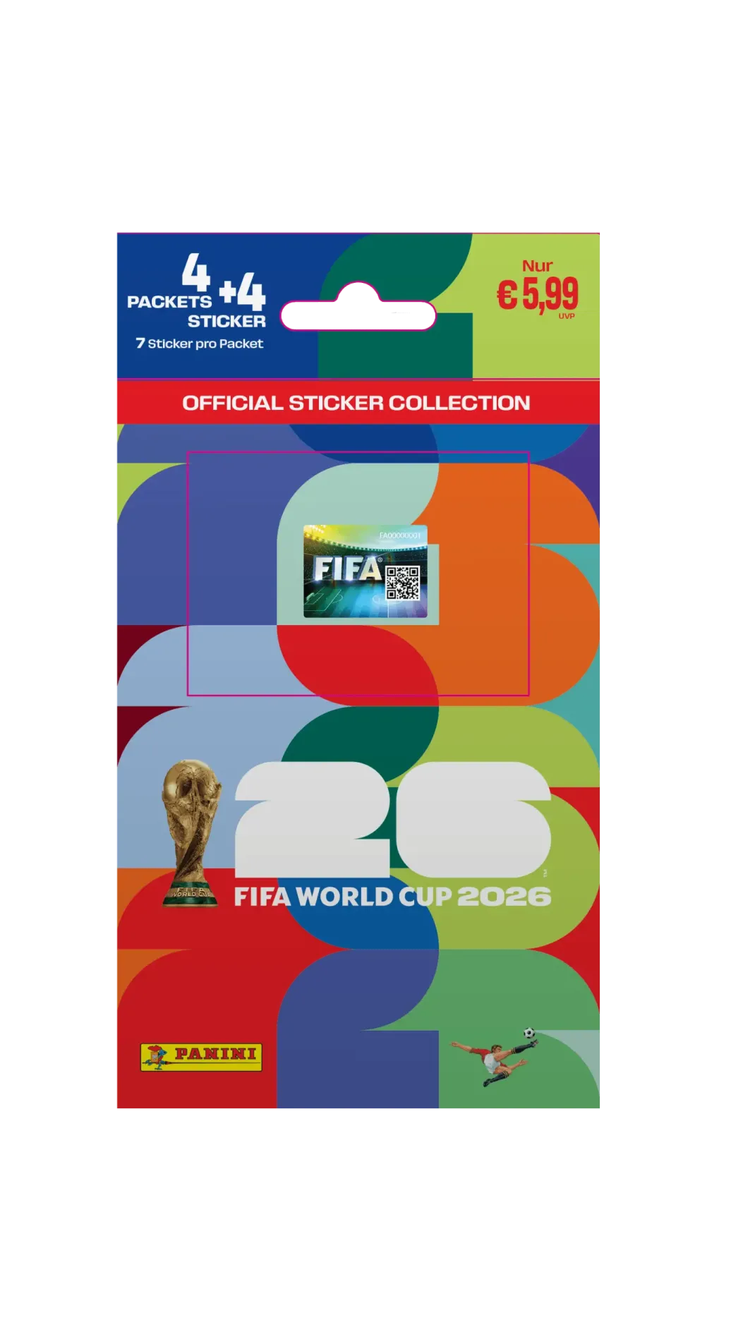FIFA World Cup 2026 Sticker Collection Mini Multipack Deutsche Version