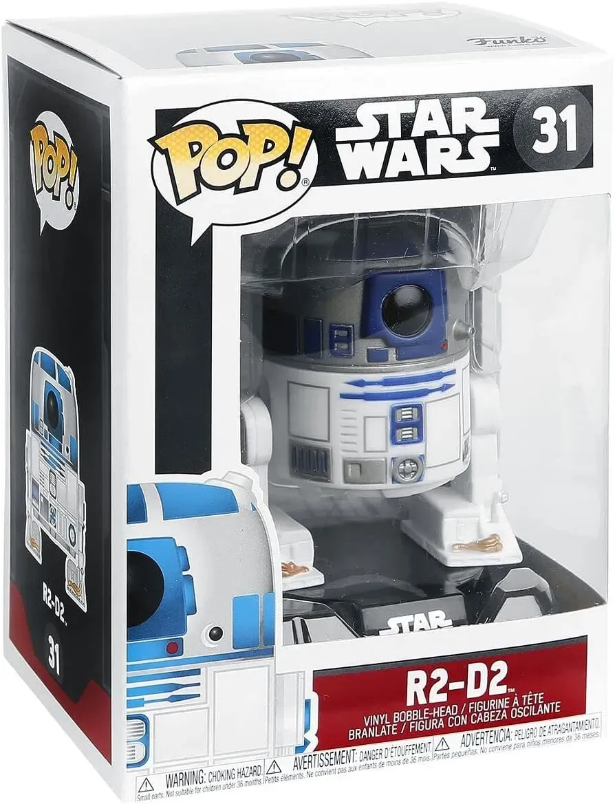 Star Wars POP! Vinyl Wackelkopf-Figur R2-D2 10 cm