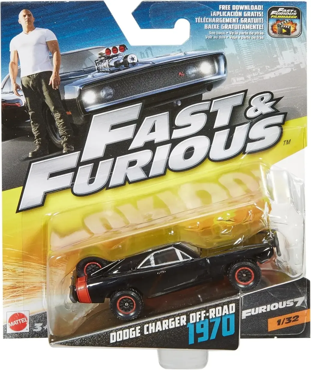 Fast & Furious - Dodge Charger Off-Road 1970 - Modellauto 1:64
