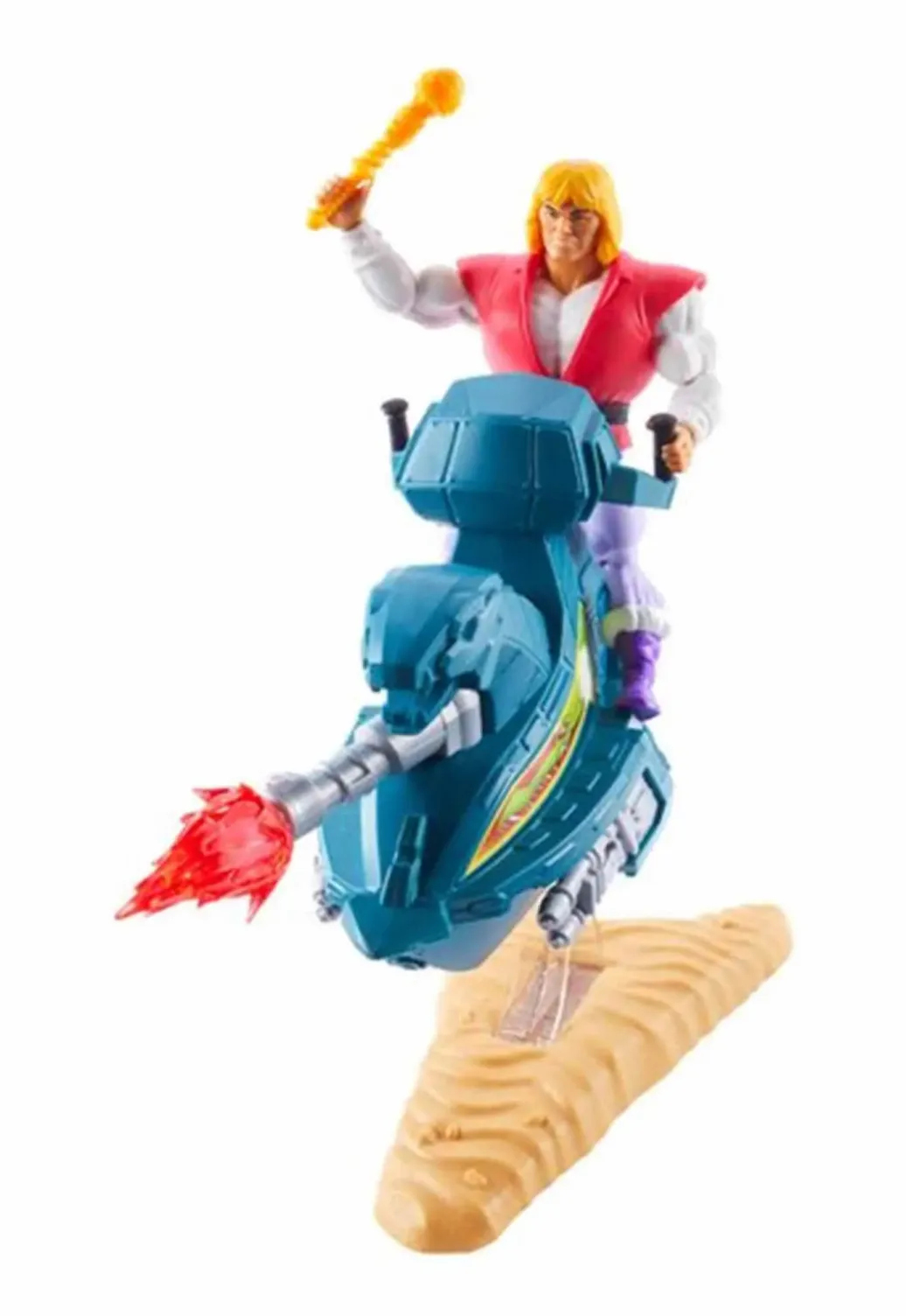 Masters of the Universe Origins Prince Adam with Sky Sled Actionfigur 14 cm
