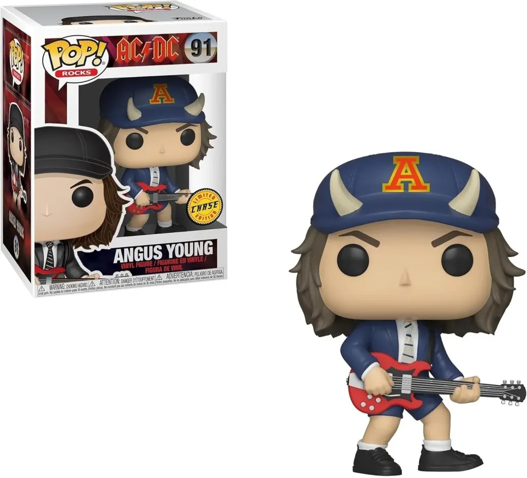 AC/DC Angus Young POP! Rocks Figur 9 cm Chase