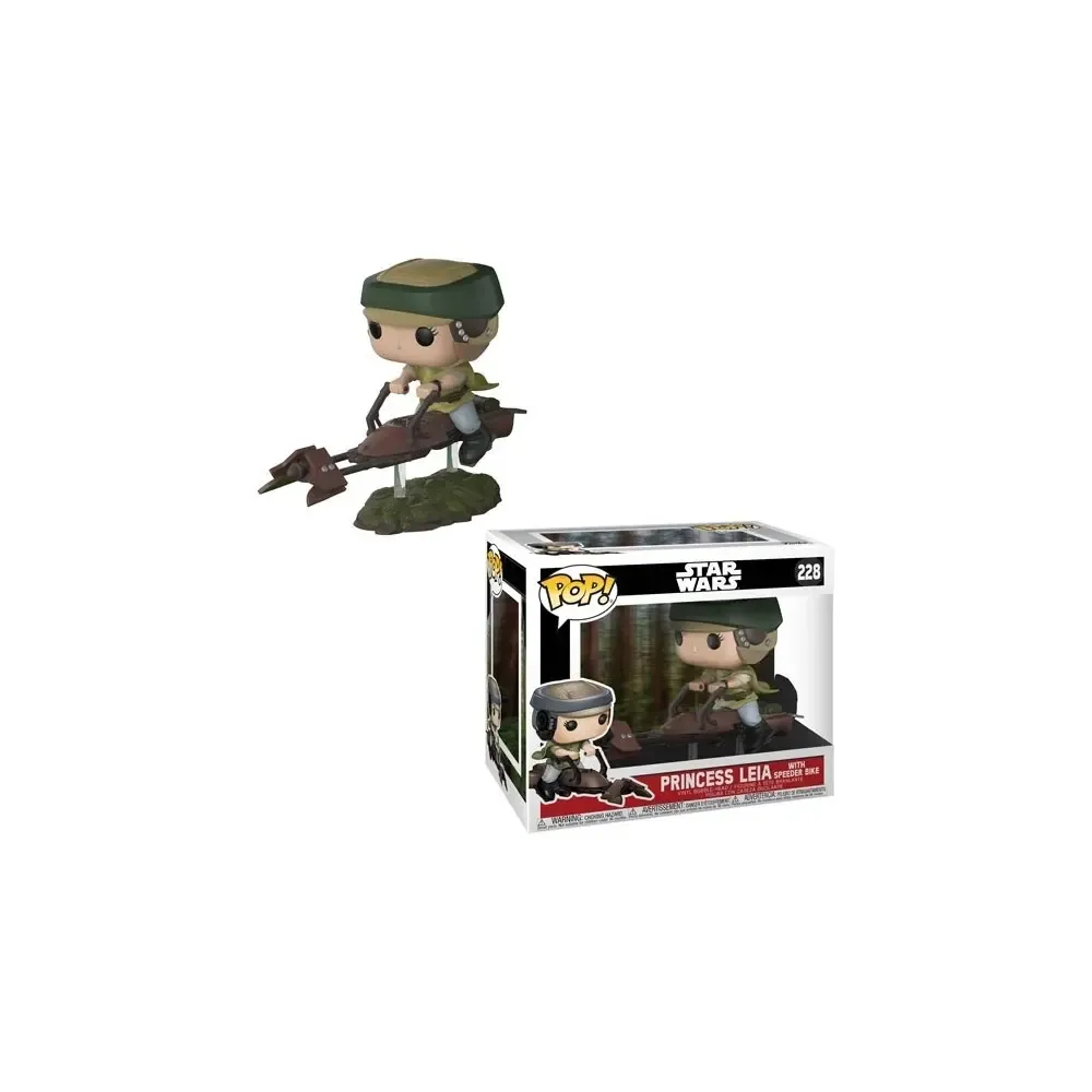 [BWARE] Star Wars Princess Leia POP! Figur Speeder Bike 10 cm