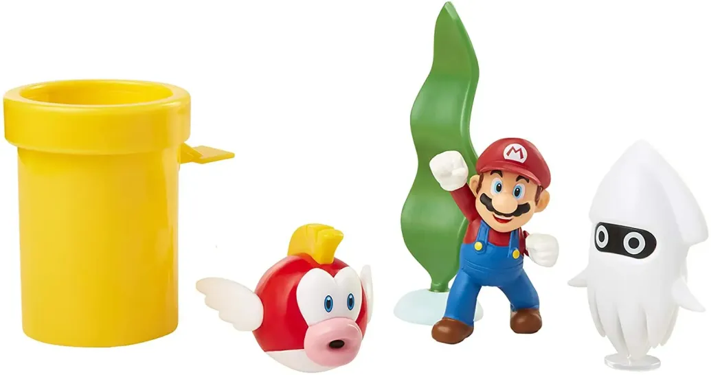 Unterwasserwelt Super Mario Diorama Set World of Nintendo