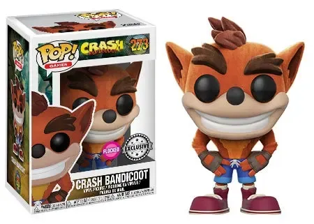 Crash Bandicoot POP! Flocked Figur 9 cm