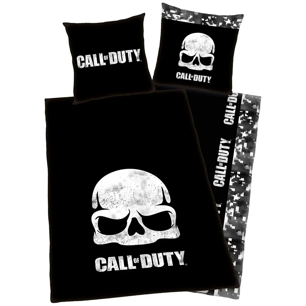 Call of Duty Skull Bettwäsche 135 x 200 cm / 80 x 80 cm