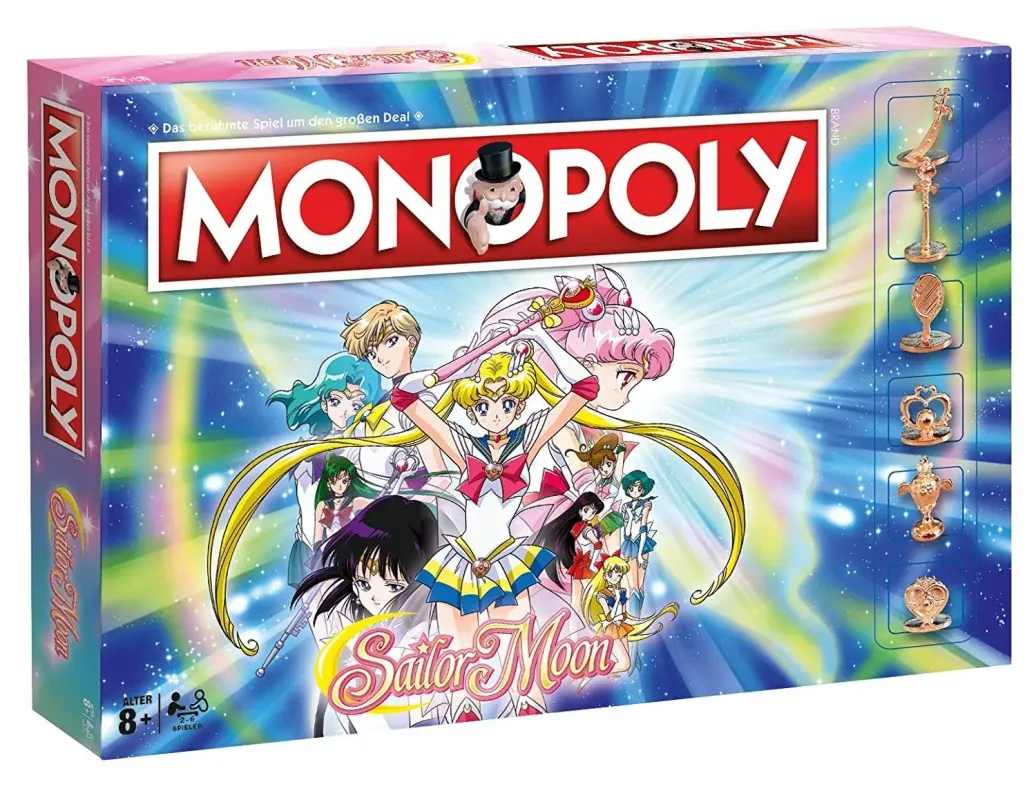 Sailor Moon Brettspiel Monopoly Deutsche Version