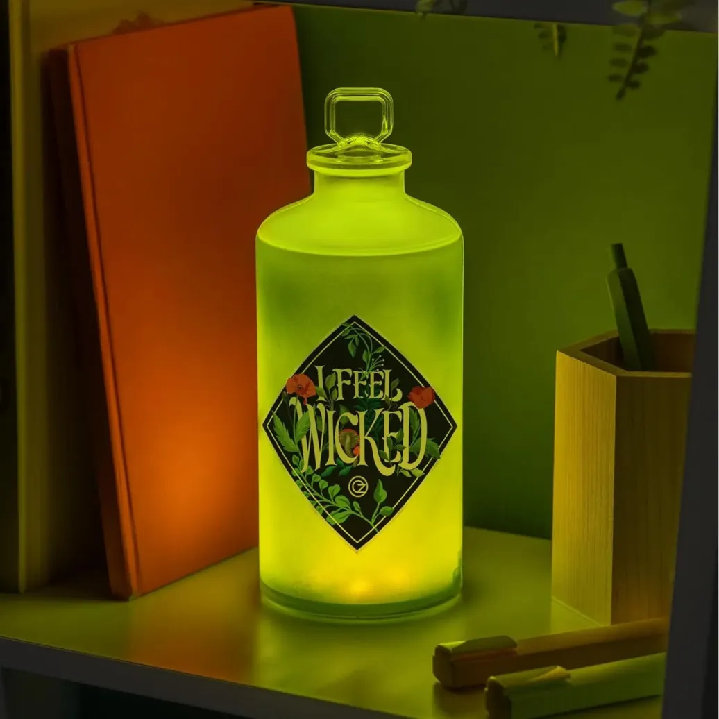 Wicked Leuchte Elphaba Potion Bottle 