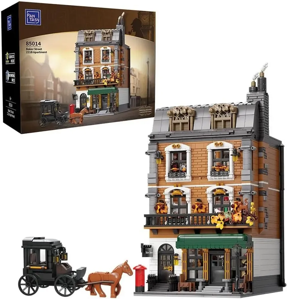 85014 Sherlock Holmes Bauset Baker Street 221B Apartment 42 cm