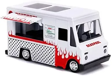 Deadpool Diecast Modell Hollywood Rides 1/32 Deadpool Foodtruck
