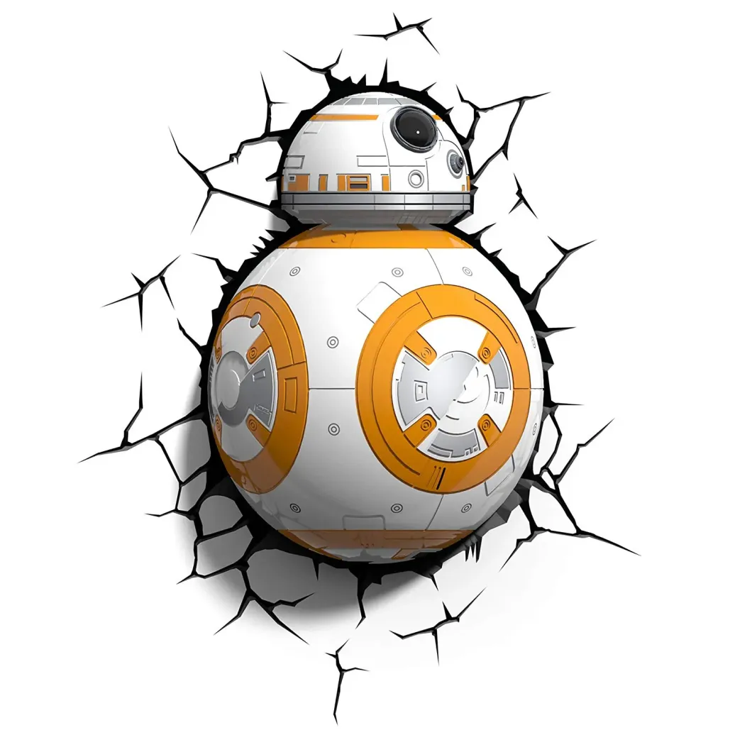 Star Wars 3D LED Leuchte BB8