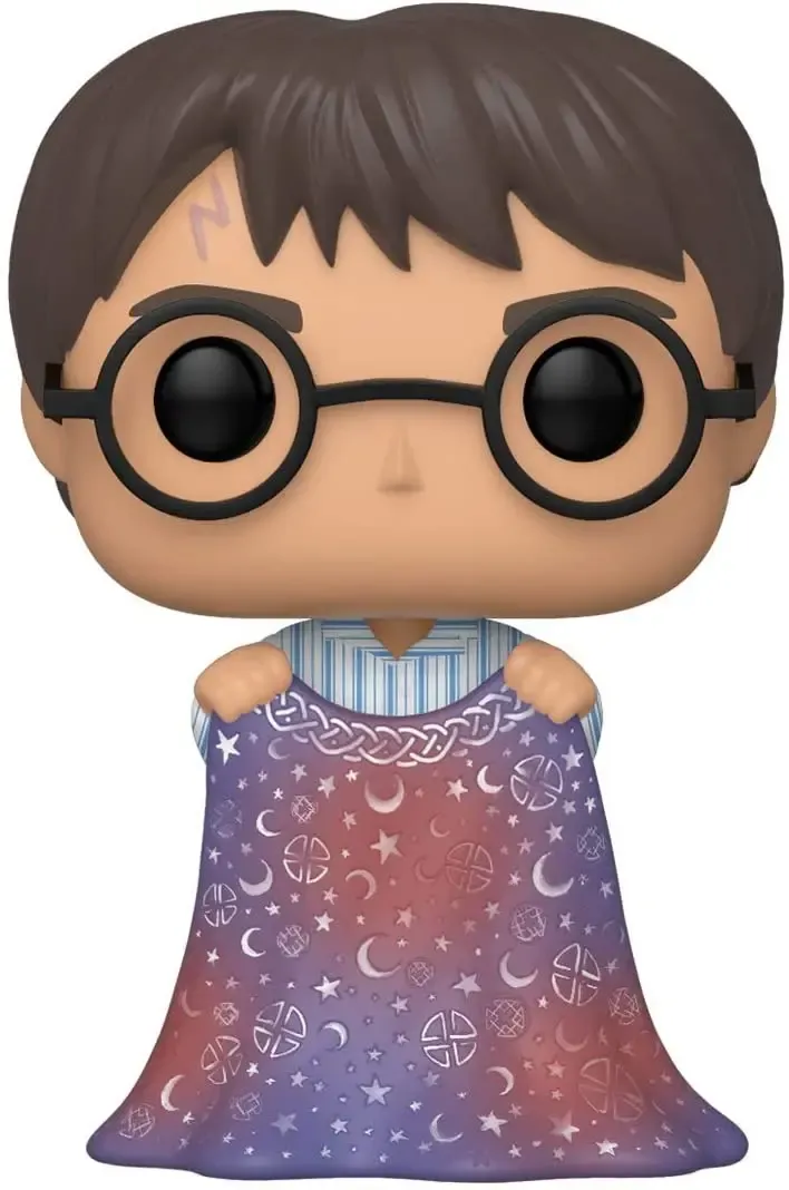 Harry Potter w/Invisibility Cloak POP! Figur 9 cm