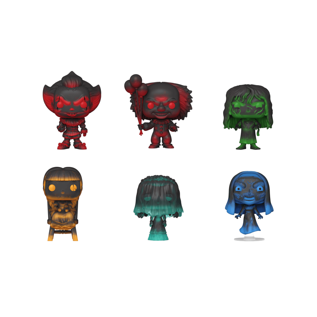 Warner Bros. Horror POP! Mystery Blind Box 6-Pack Display Vinyl-Figuren