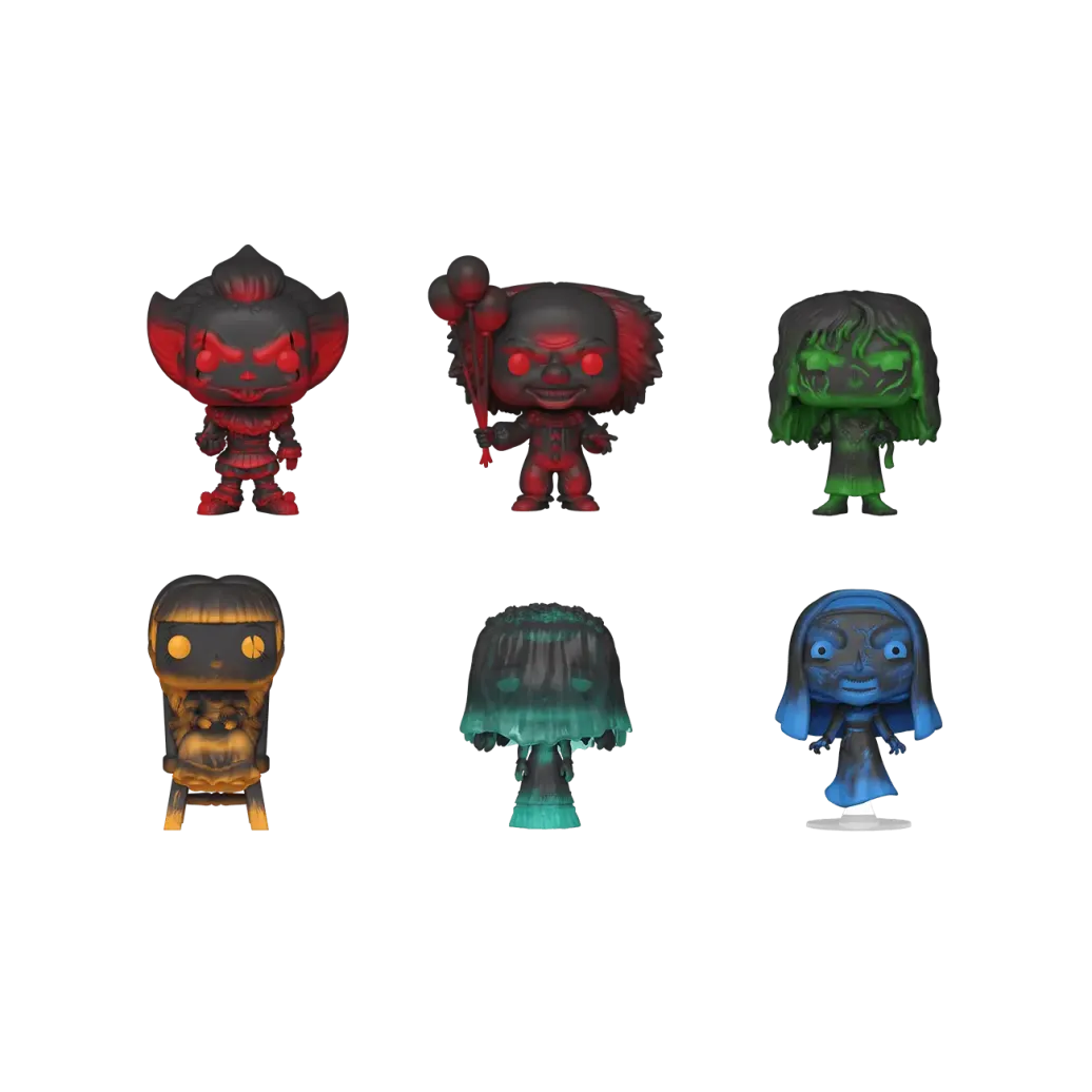 Warner Bros. Horror POP! Mystery Blind Box 6-Pack Display Vinyl-Figuren