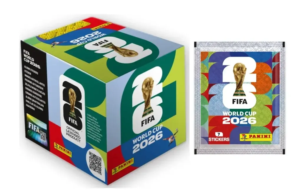 FIFA World Cup 2026 Sticker Collection Box (50) Display