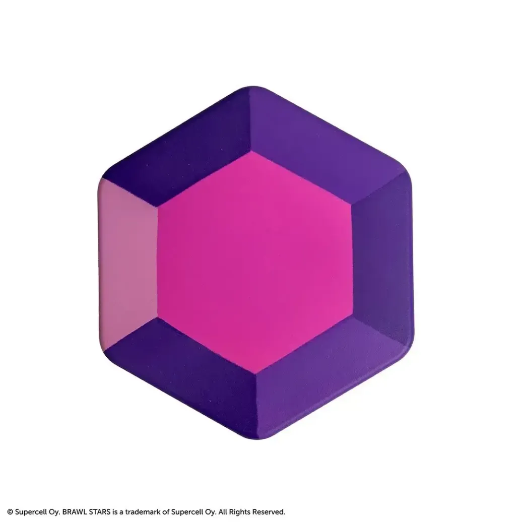 Squishy Purple Gem: Brawl Stars Anti-Stress Figur