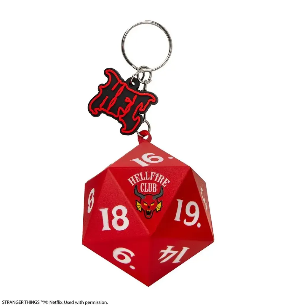 Stranger Things Hellfire Club Würfel Squishy Schlüsselanhänger