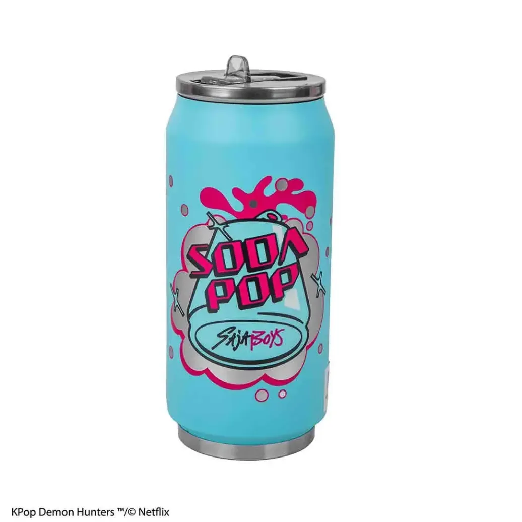KPop Demon Hunters Trinkflasche Soda Pop Isolierdose (400 ml)