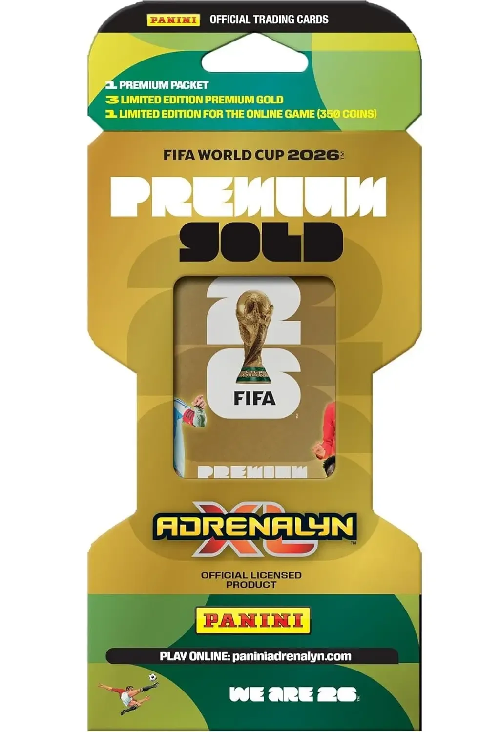 FIFA World Cup 2026 Trading Cards Premium Flow Gold Pack