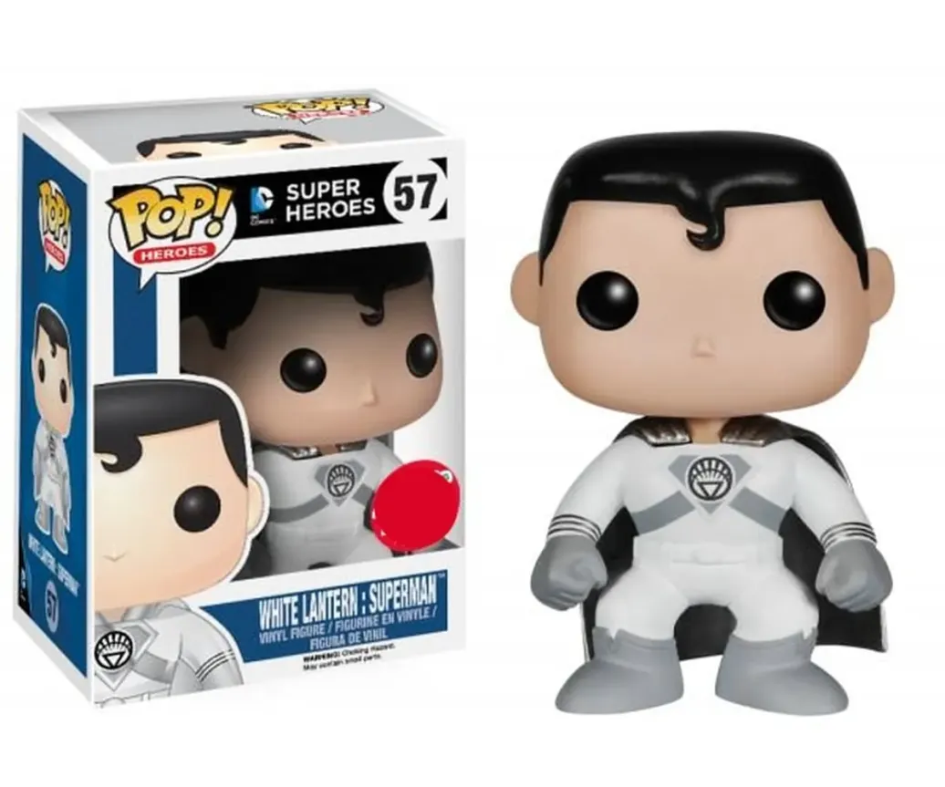 White Lantern Superman POP! Figur 9 cm Exclusive 