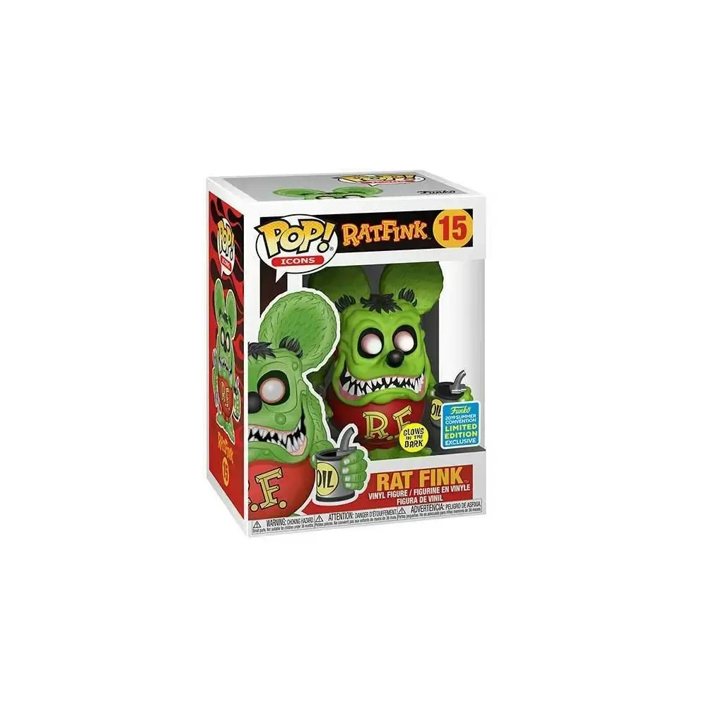Rat Fink Glow in the Dark POP! Figur 9 cm Exclusive