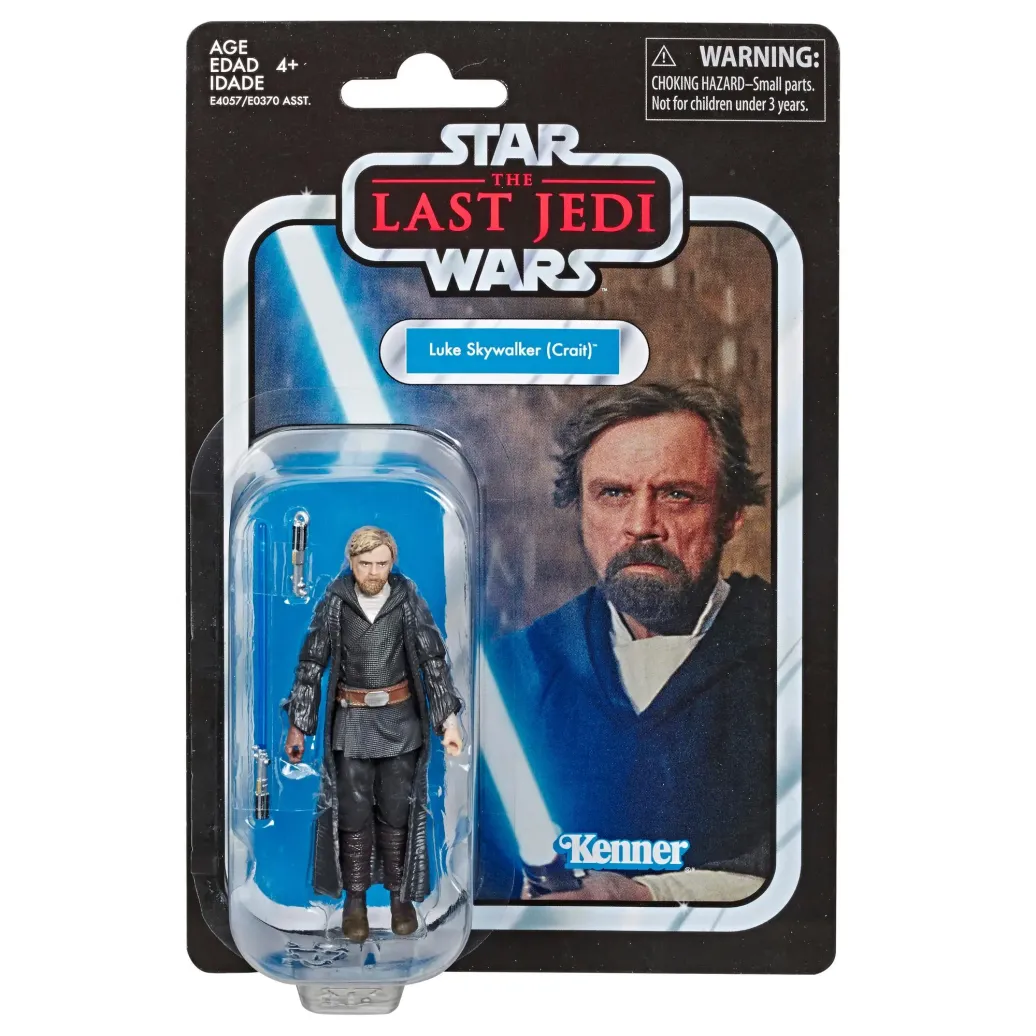 Star Wars VIII Luke Skywalker Crait Vintage Collection Actionfigur 10 cm