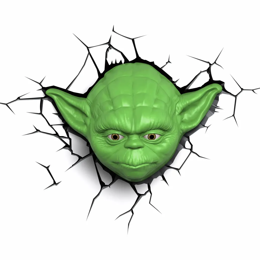 Star Wars 3D LED Leuchte Yoda