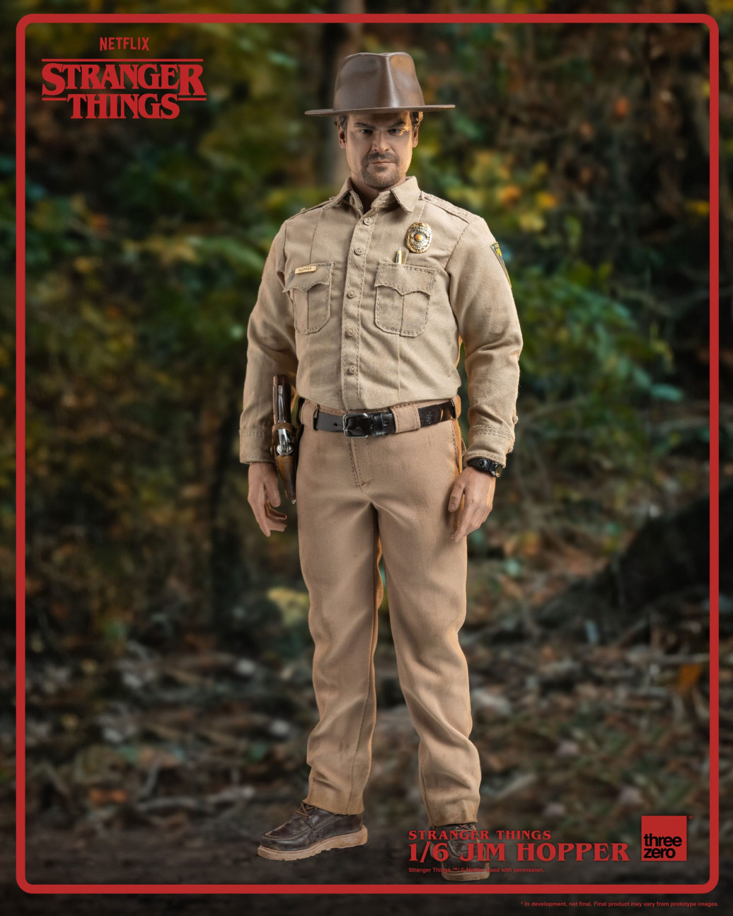 Stranger Things Actionfigur 1/6 Jim Hopper (Season 1) 32 cm