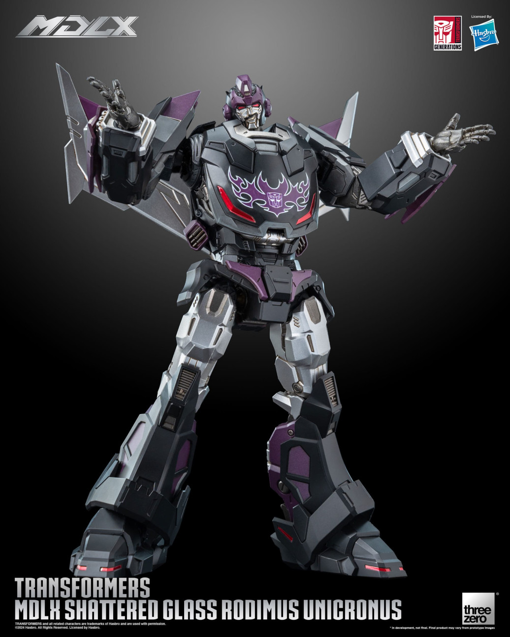 Transformers MDLX Actionfigur Shattered Glass Rodimus Unicronus 23 cm