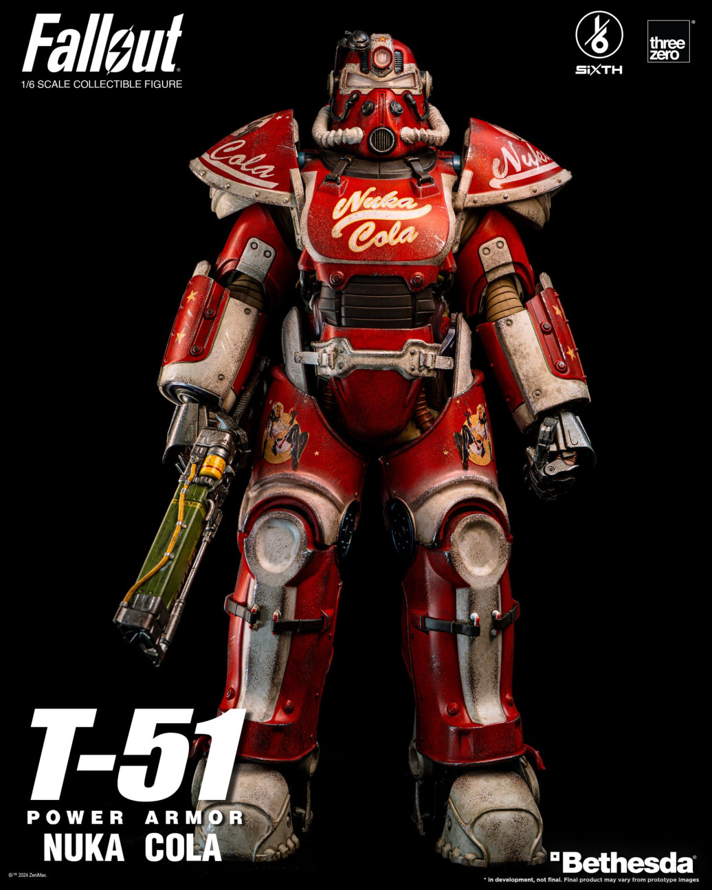 Fallout Actionfigur 1/6 T-51 Nuka Cola Power Armor 37 cm