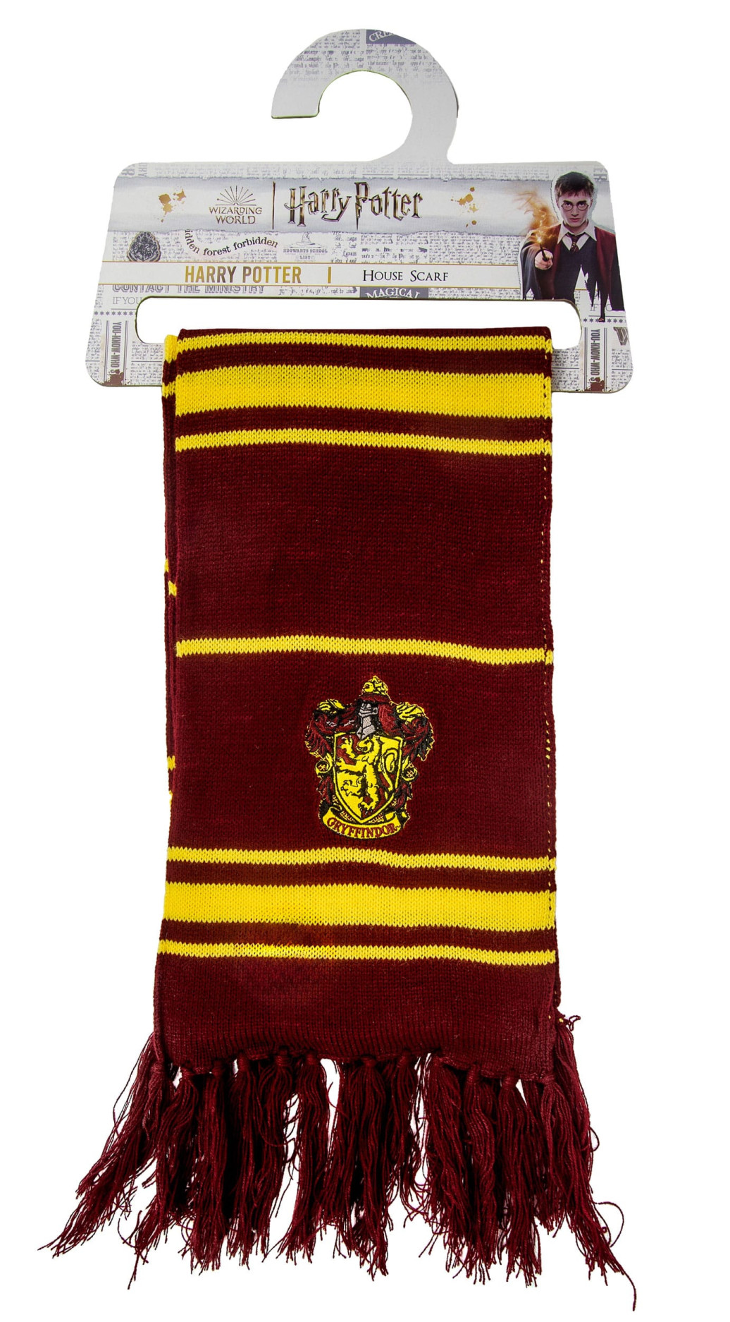 Harry Potter Schal Gryffindor Thin Stripes (Hanger) 160 cm