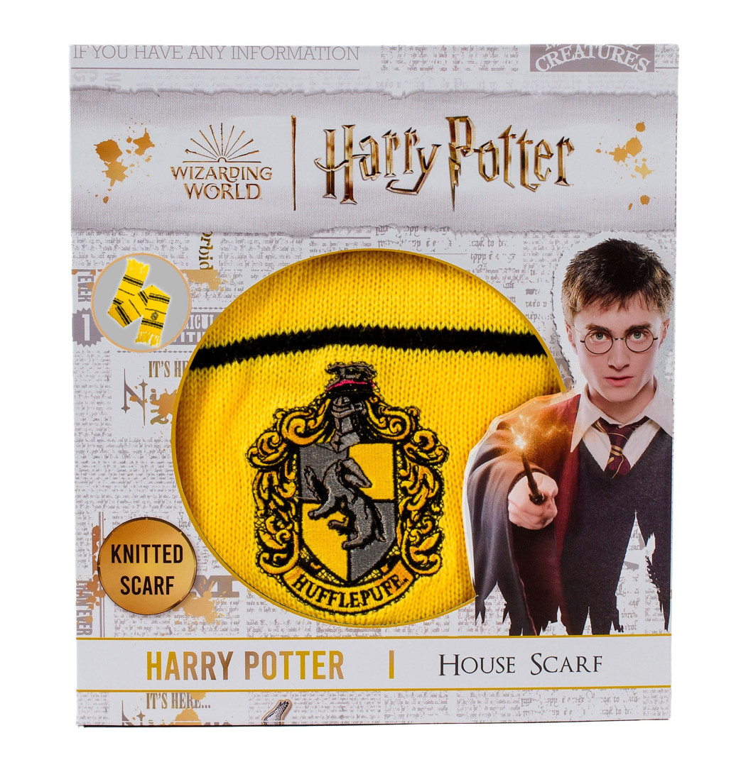 Harry Potter Schal Hufflepuff Thin Stripes (Boxed) 160 cm