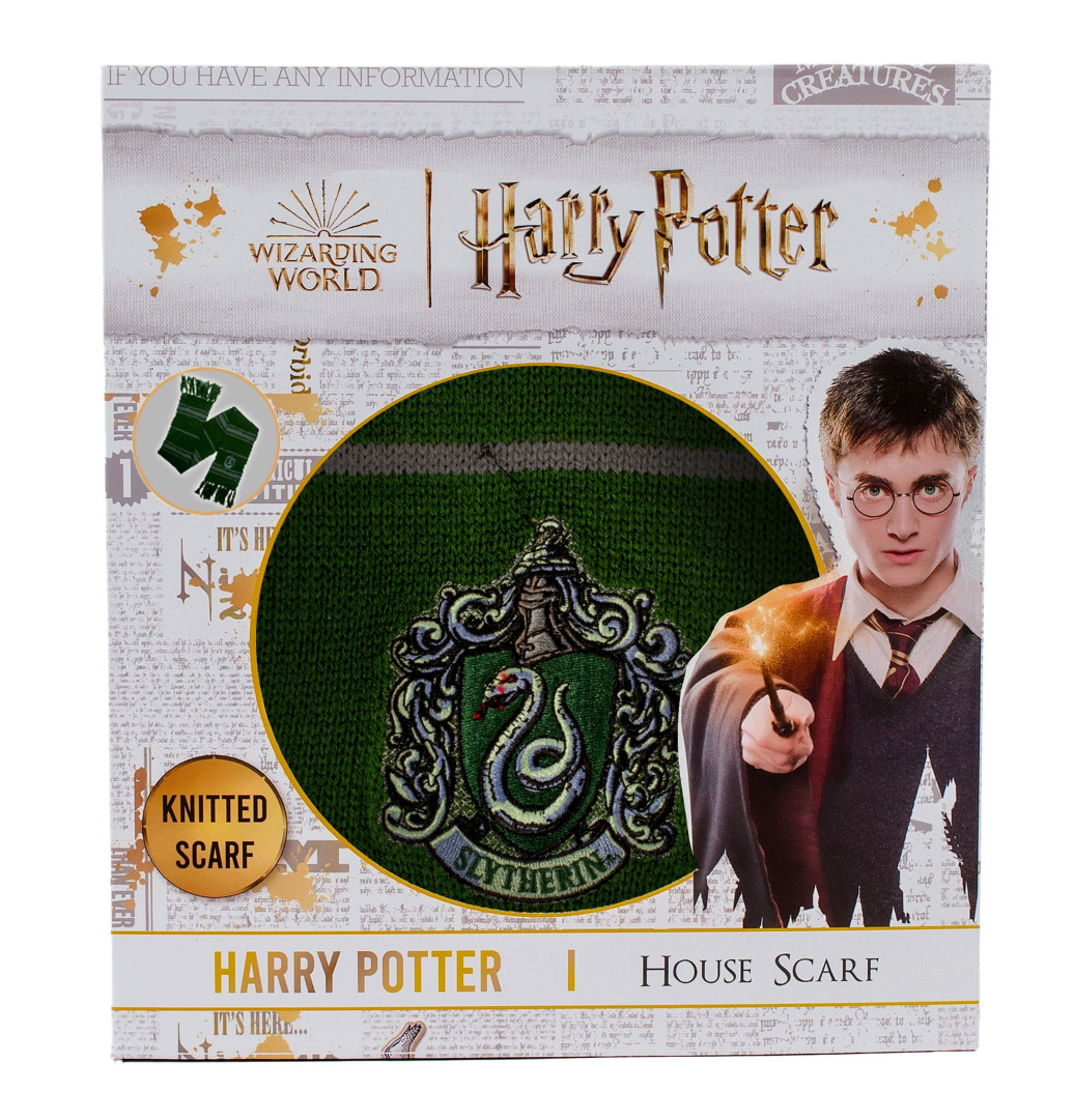 Harry Potter Schal Slytherin Thin Stripes (Boxed) 160 cm