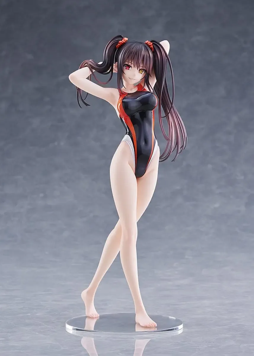 Date A Live Swimsuit Silhouette PVC Figur 1/7 Kurumi Tokisaki Swimwear Ver. 24 cm