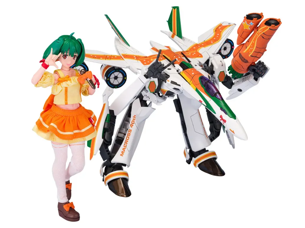 Macross Frontier Plastic Model Kit VF-25F Messiah Ranka Lee Macross 40th Anniversary 22 cm