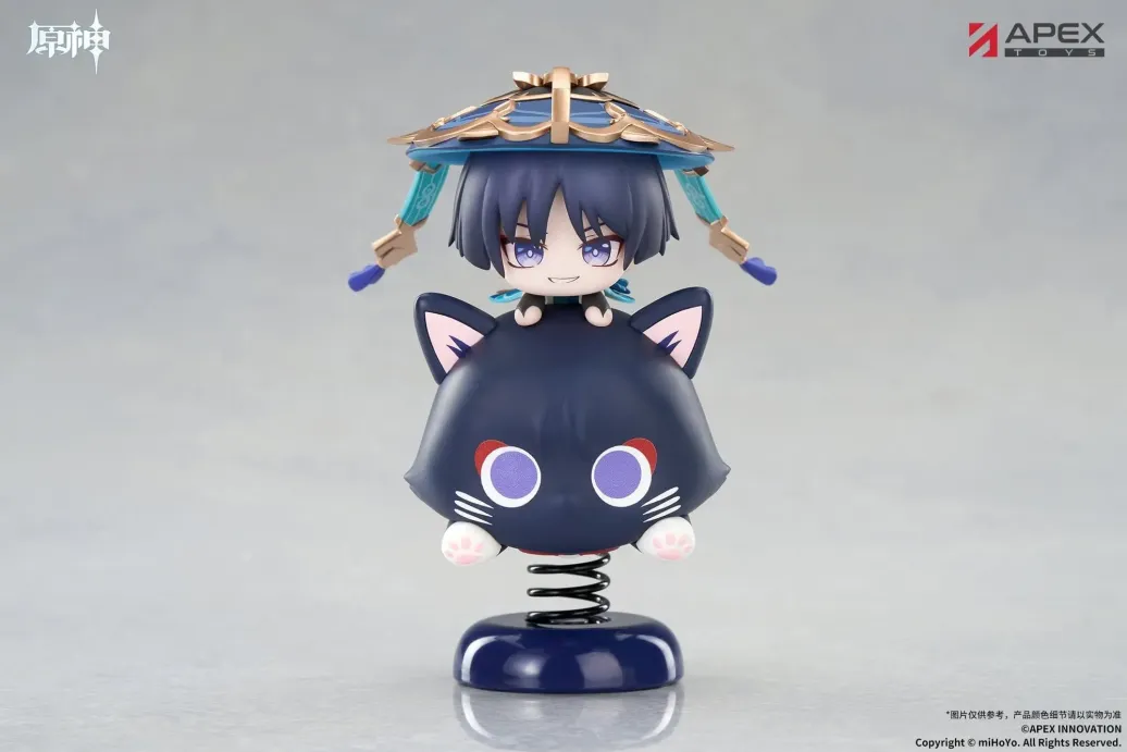 Genshin Impact Chibi Chara Yurayura Stand PVC Figur Wanderer 11 cm