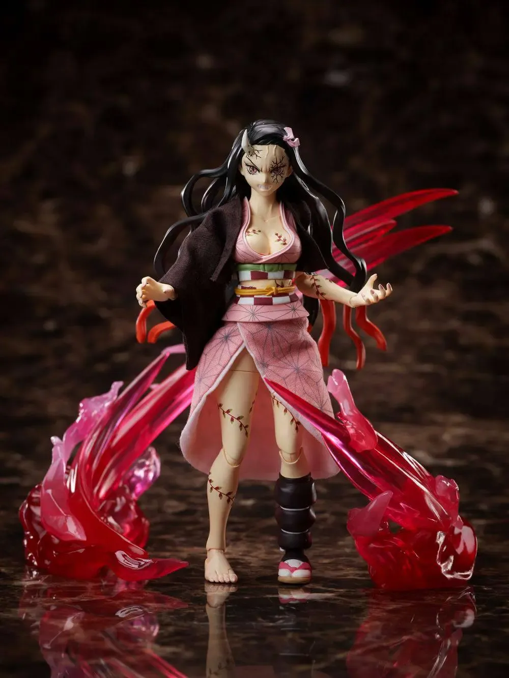 Demon Slayer: Kimetsu no Yaiba BUZZmod Actionfigur 1/12 Nezuko Kamado Demon Advancing Ver. 15 cm