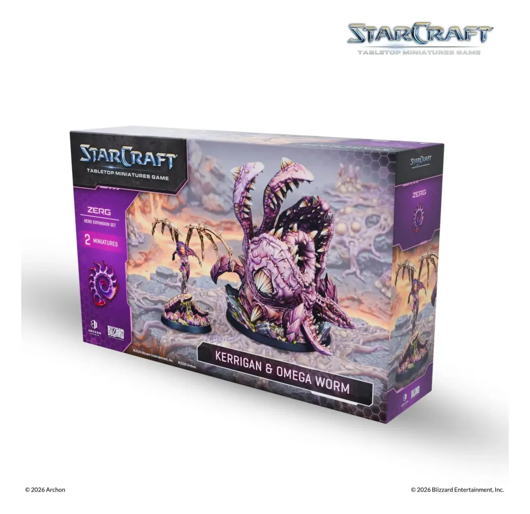 StarCraft TMG Helden Erweiterungs-Set Zerg: Kerrigan & Omega Worm