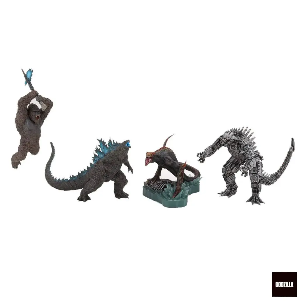 Godzilla vs Kong Hyper Modeling Series PVC Statuen 7 - 11 cm Sortiment (4)