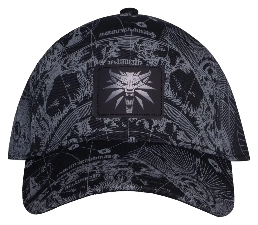 The Witcher Baseball Logo Black