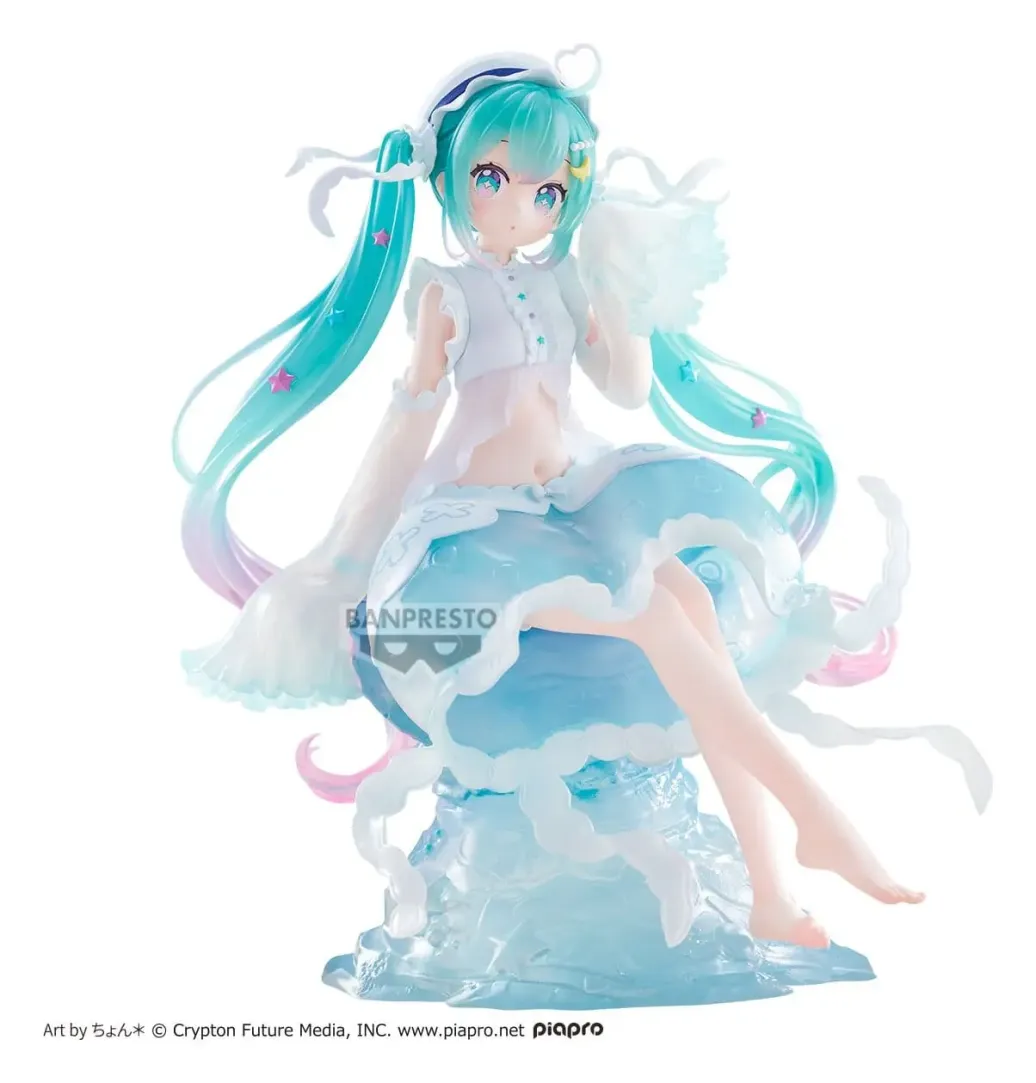 Hatsune Miku Banpresto Evolve Clearluxe PVC-Figur Jellyfish 20 cm