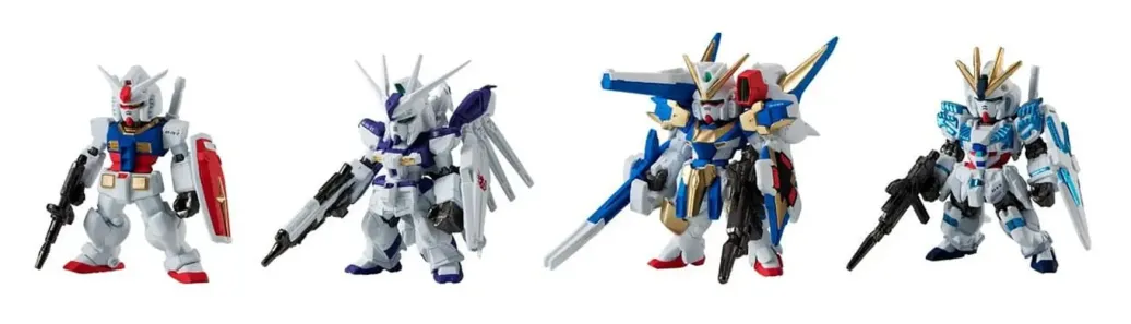 FW Gundam Convergence 15th Anniversary Actionfigur Set Universal Century 6 cm