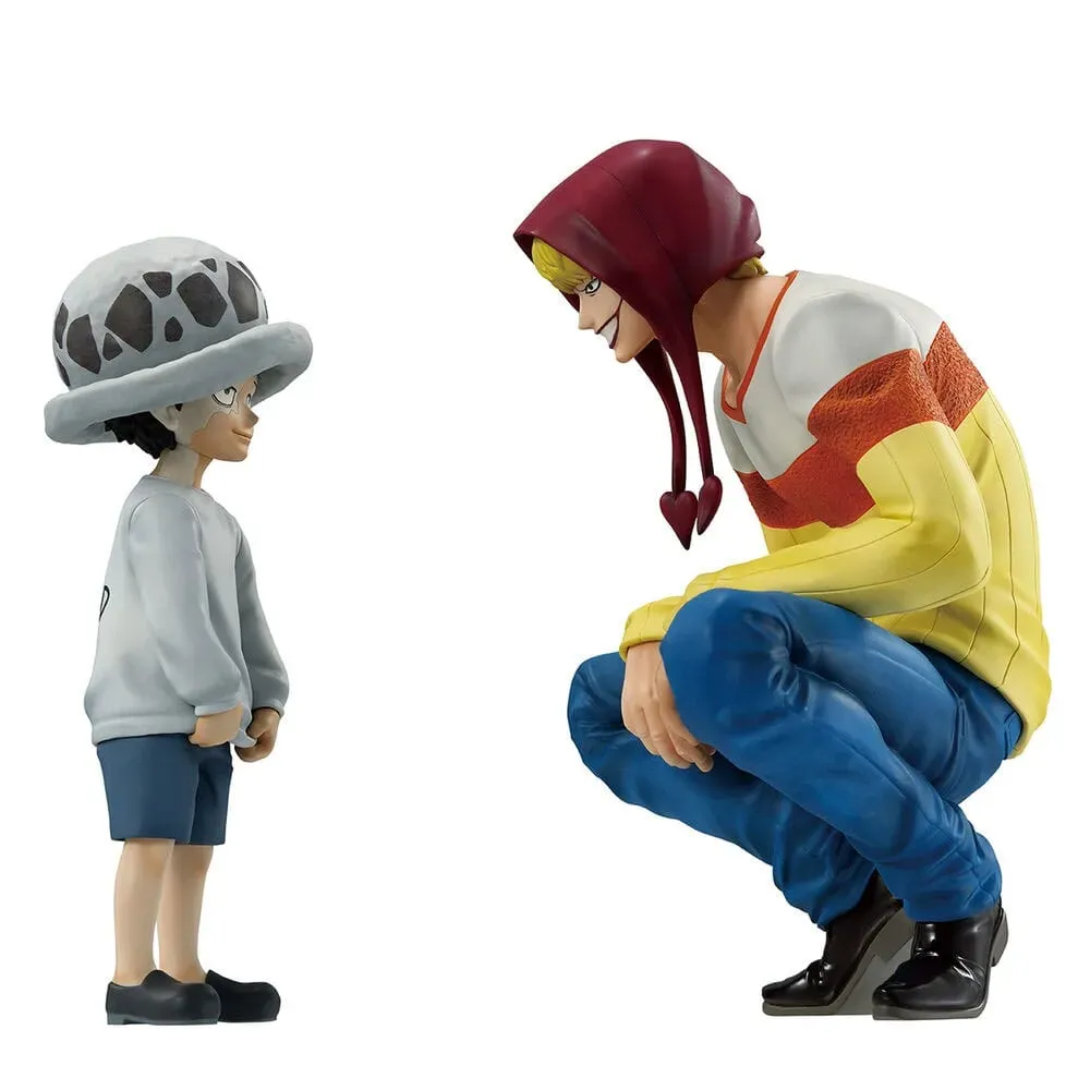 One Piece Ichibansho PVC Statue Trafalgar Law & Corazon (The Unbreakable Law) 11 cm