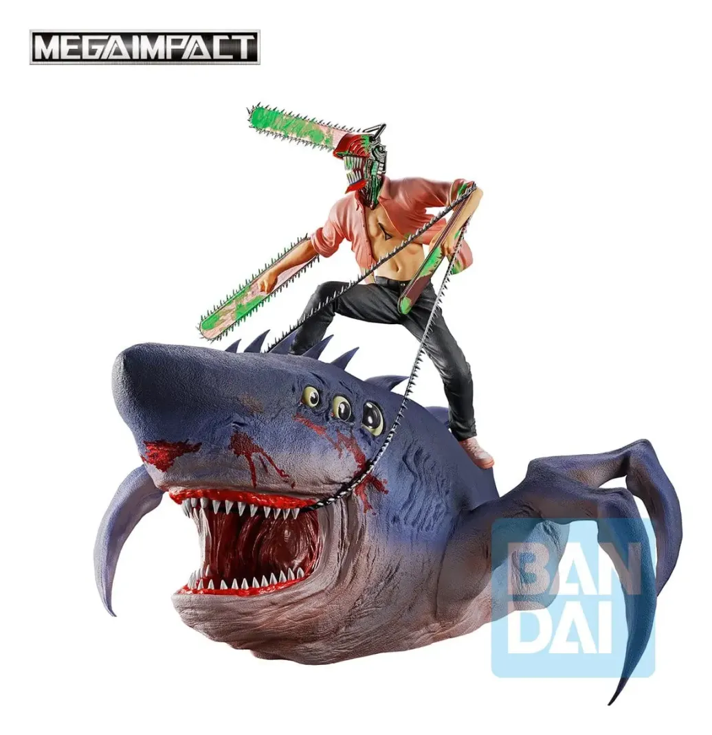 Chainsaw Man - The Movie: Reze Arc Ichibansho Megaimpact PVC Figur Chainsaw Man & Beam 23 cm