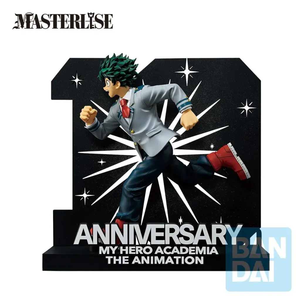 My Hero Academia Ichibansho Masterlise PVC Figur Izuku Midoriya -10th Anniversary- 21 cm