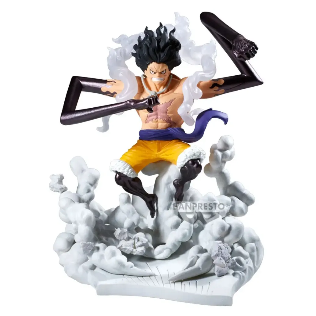 One Piece Senkozekkei PVC Statue Monkey D. Ruffy Gear 4 15 cm