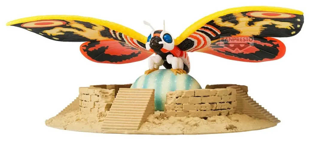 Rebirth of Mothra Toho Monster Series Art Vignette PVC-Figur Mothra (1996) 5 cm