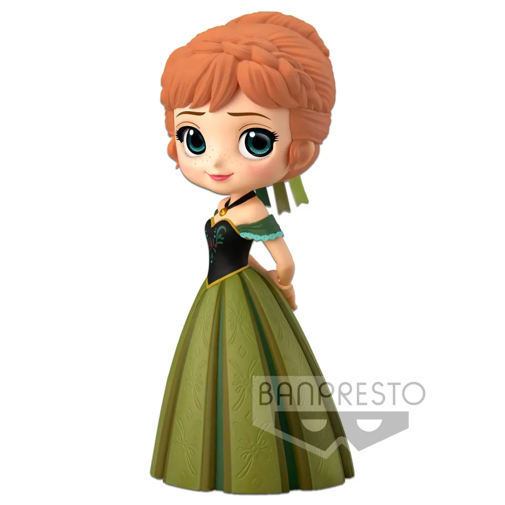 Disney Q Posket Minifigur Anna Coronation Style A Normal Color Version 14 cm