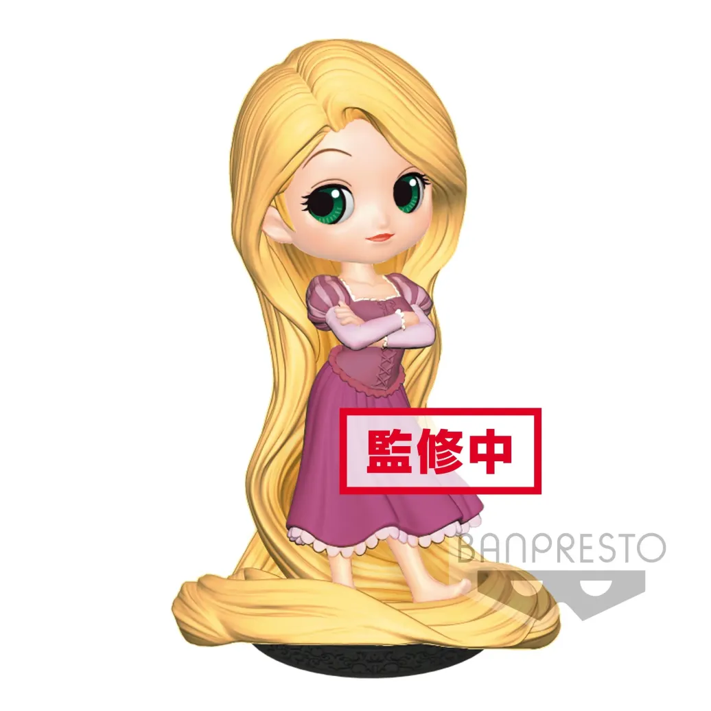 Disney Q Posket Minifigur Rapunzel Girlish Charm A Normal Color Version 14 cm