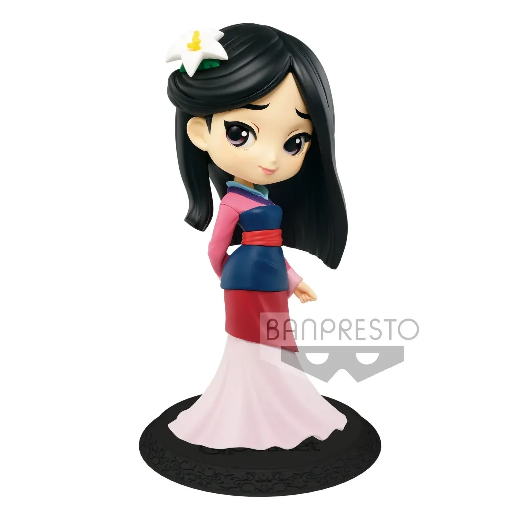 Disney Q Posket Minifigur Mulan A Normal Color Version 14 cm