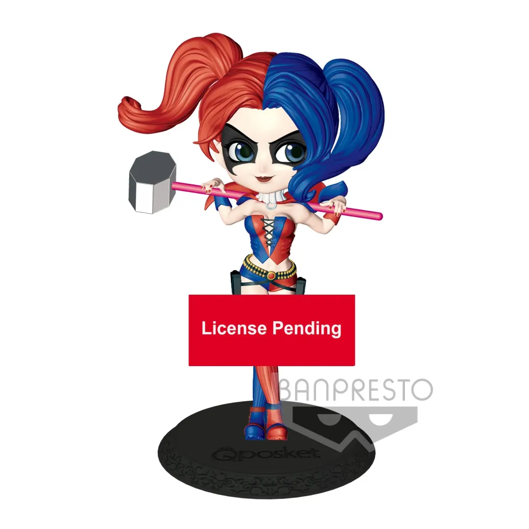 DC Comics Q Posket Minifigur Harley Quinn A Normal Color Version 14 cm